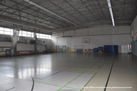 Sporthalle Külzviertel innen
